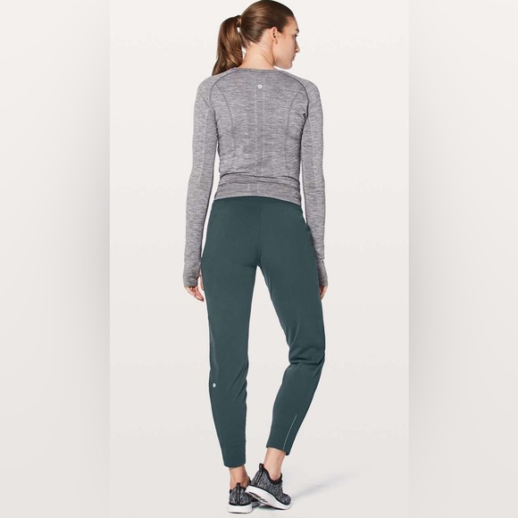 Lululemon Run Rulu Run Pant - Size 6 Nocturnal Teal - Picture 4 of 9